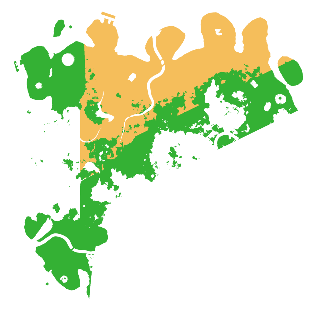 Biome Rust Map: Procedural Map, Size: 4500, Seed: 215573291