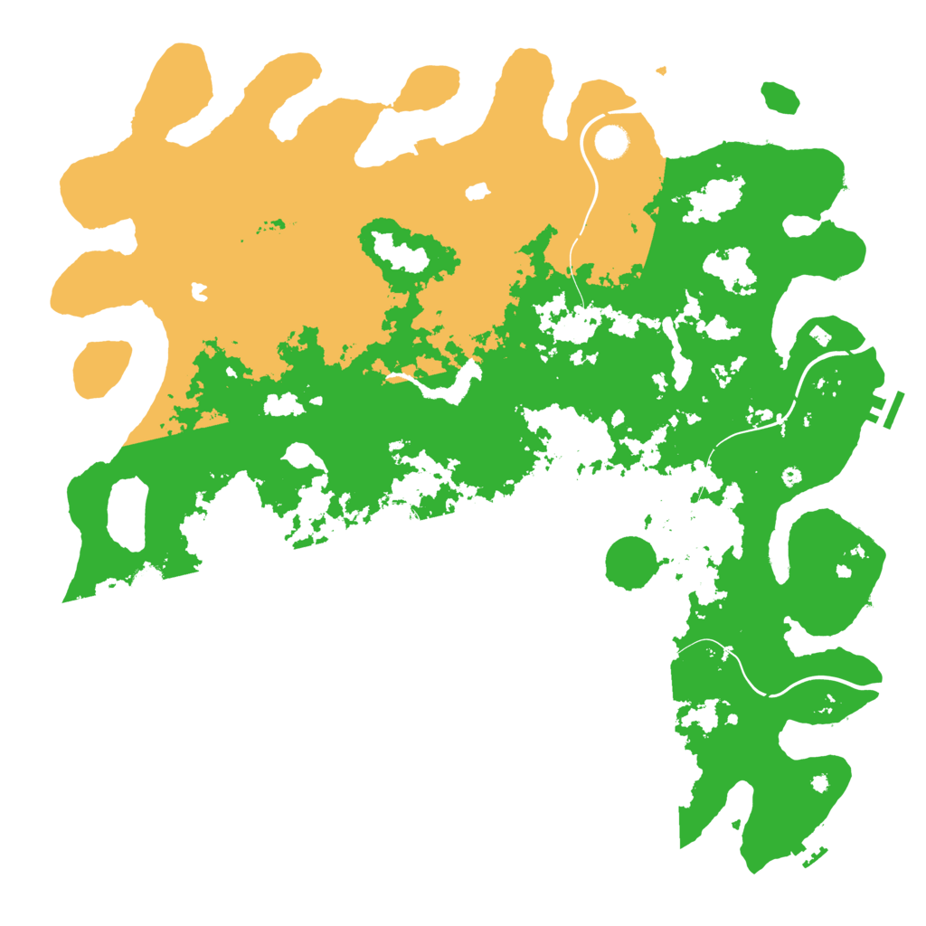 Biome Rust Map: Procedural Map, Size: 4800, Seed: 26
