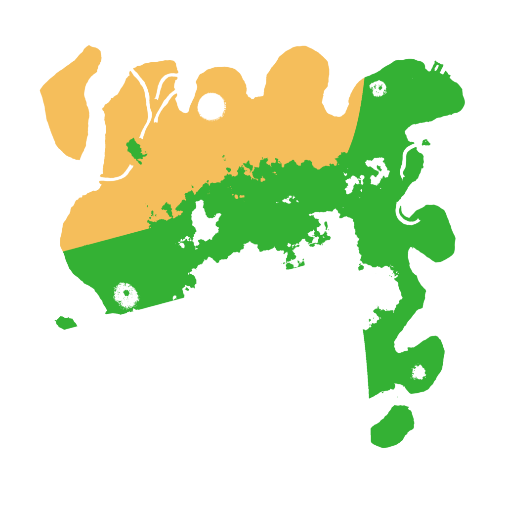 Biome Rust Map: Procedural Map, Size: 3250, Seed: 1122518