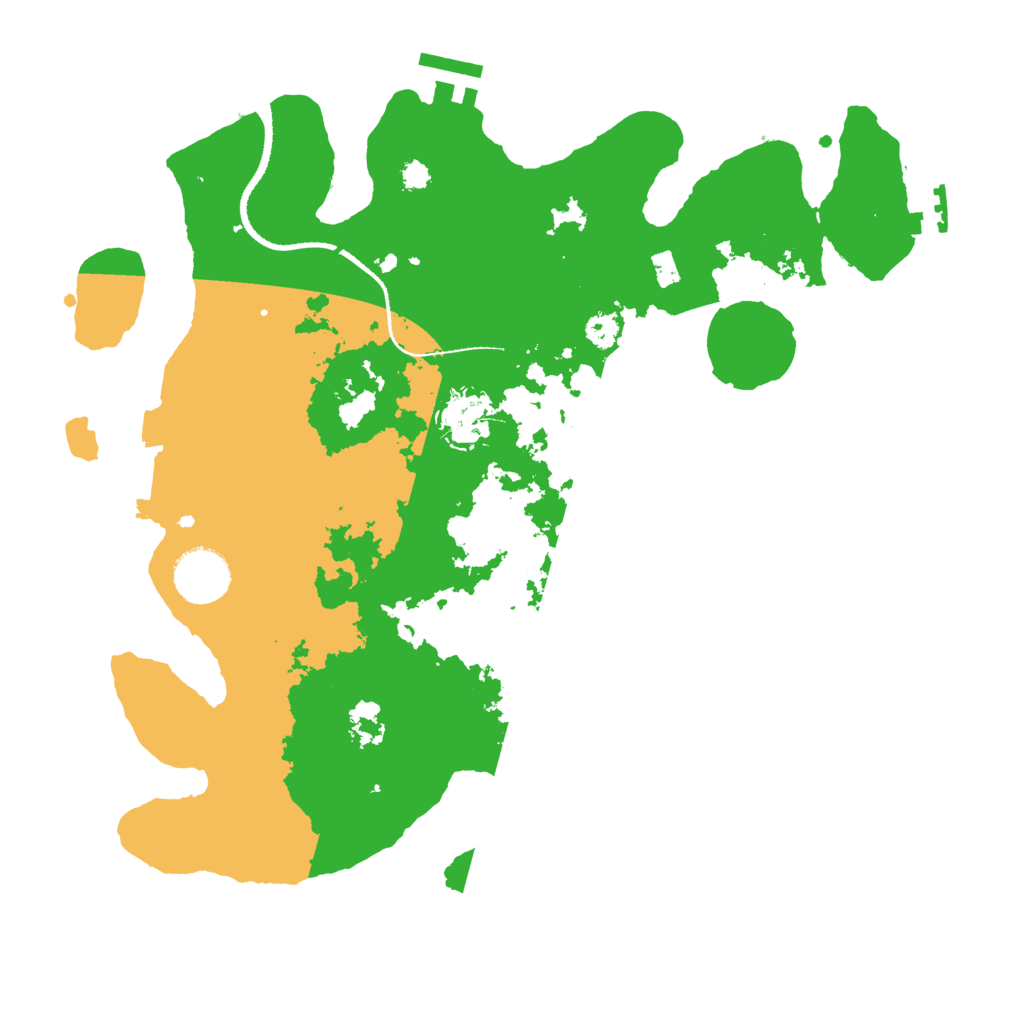 Biome Rust Map: Procedural Map, Size: 3250, Seed: 4303174