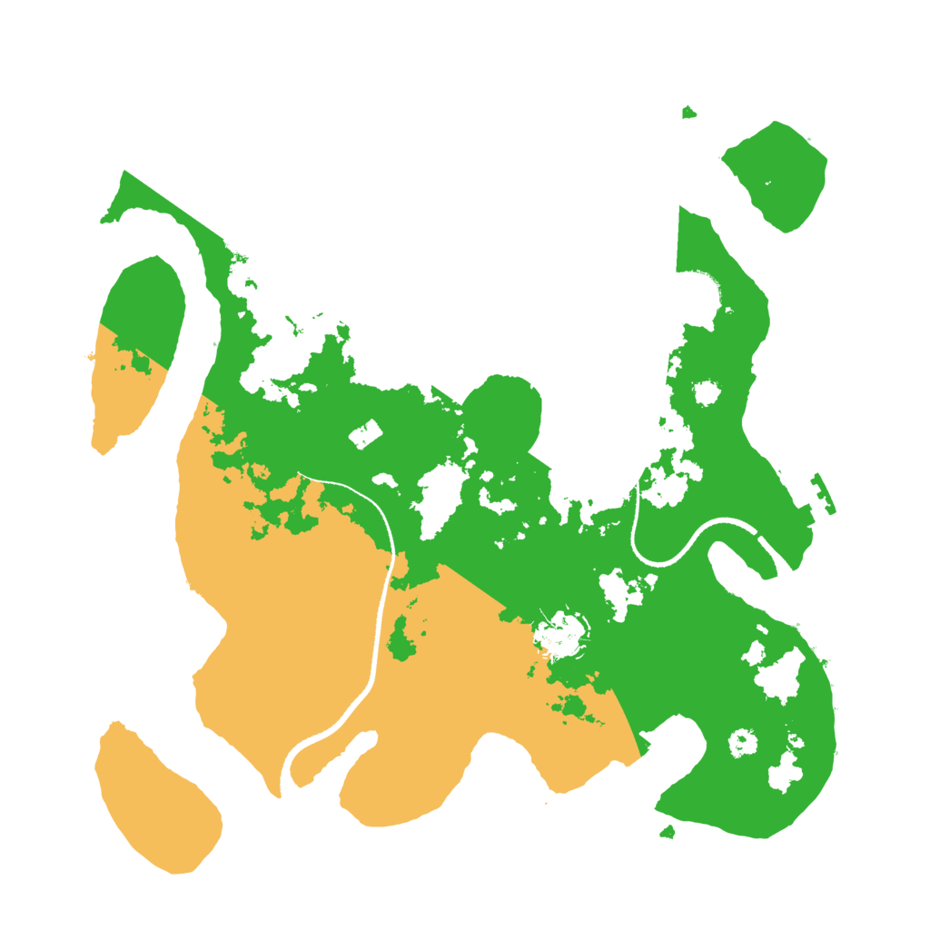 Biome Rust Map: Procedural Map, Size: 3250, Seed: 6275524