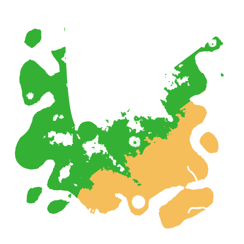 Biome Rust Map: Procedural Map, Size: 3250, Seed: 4459090