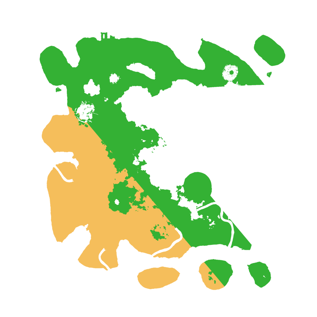 Biome Rust Map: Procedural Map, Size: 3000, Seed: 109981637