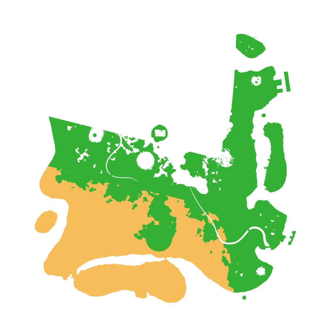 Biome Rust Map: Procedural Map, Size: 3250, Seed: 879888