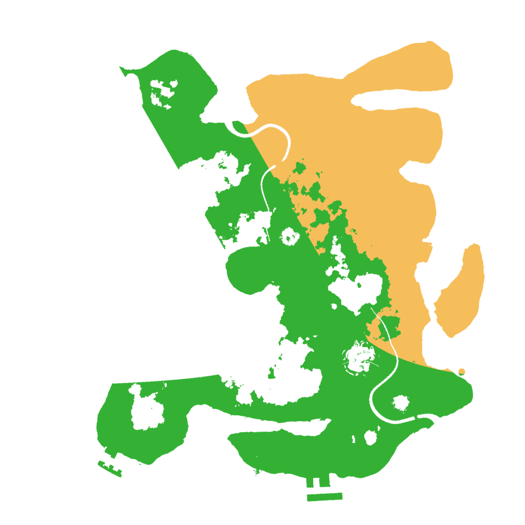 Biome Rust Map: Procedural Map, Size: 3000, Seed: 721281606