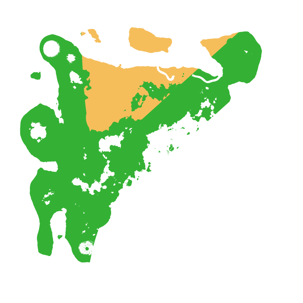 Biome Rust Map: Procedural Map, Size: 3250, Seed: 314507