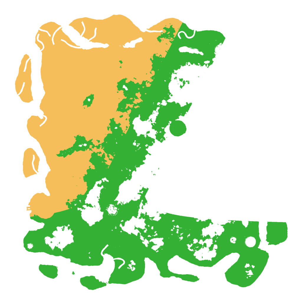 Biome Rust Map: Procedural Map, Size: 5000, Seed: 38