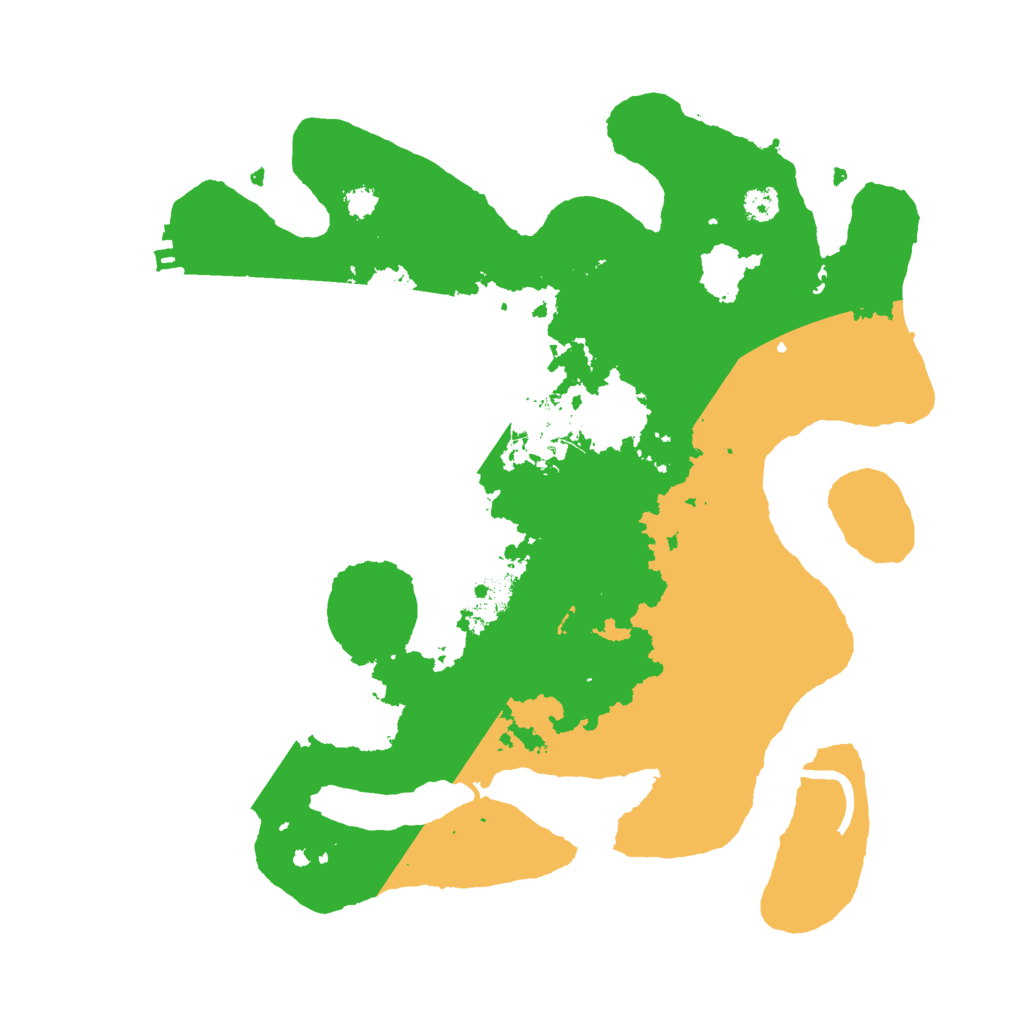 Biome Rust Map: Procedural Map, Size: 3000, Seed: 830744968