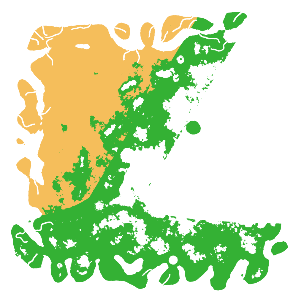 Biome Rust Map: Procedural Map, Size: 6000, Seed: 1463
