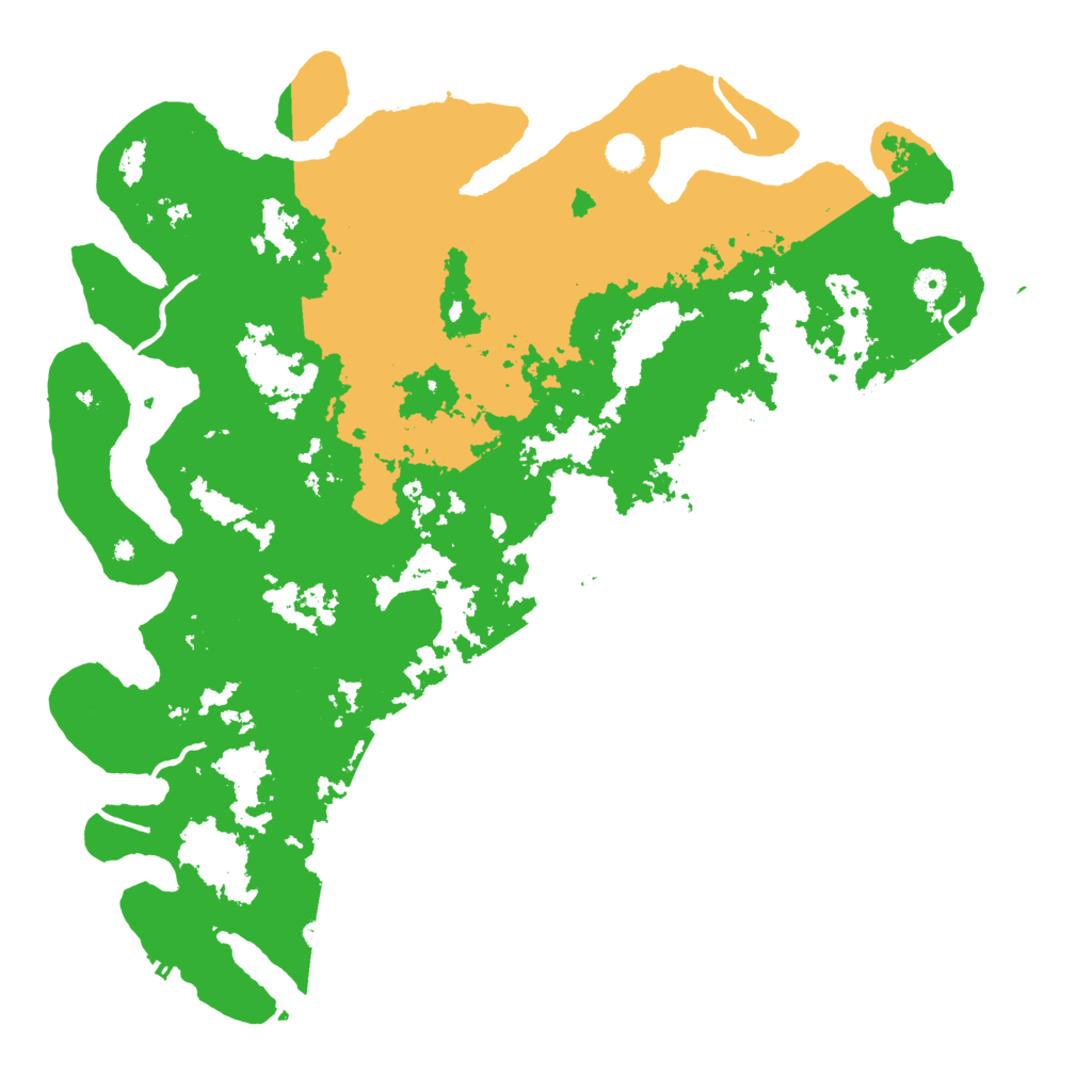 Biome Rust Map: Procedural Map, Size: 5000, Seed: 49590