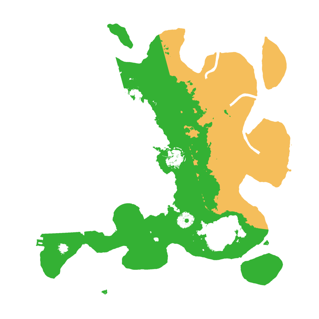 Biome Rust Map: Procedural Map, Size: 3000, Seed: 45222