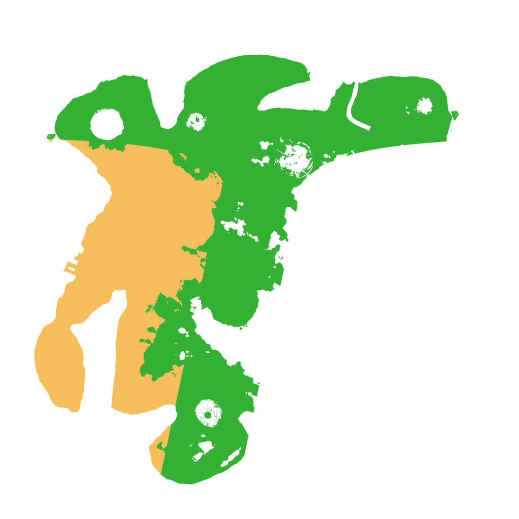 Biome Rust Map: Procedural Map, Size: 3000, Seed: 94385