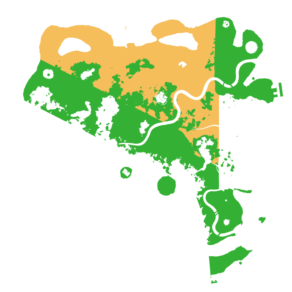 Biome Rust Map: Procedural Map, Size: 4250, Seed: 794658034