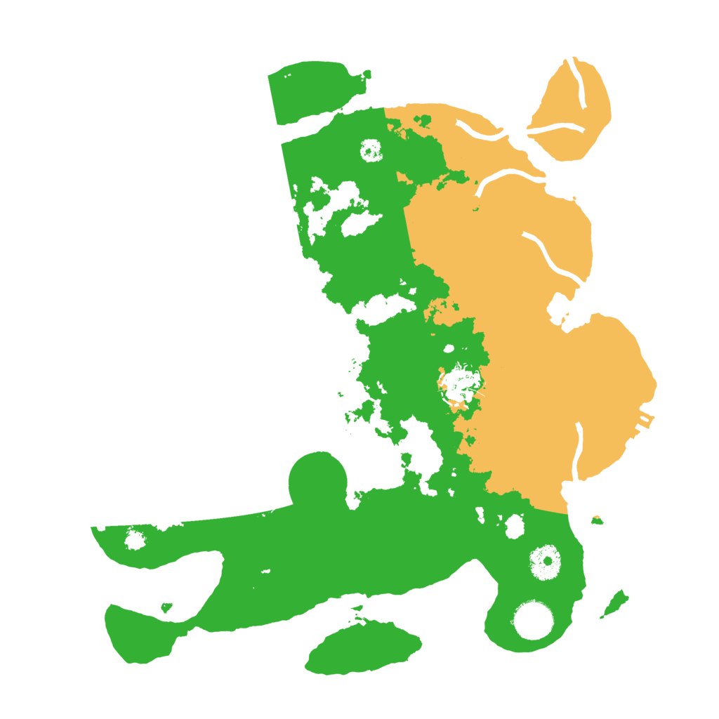 Biome Rust Map: Procedural Map, Size: 3250, Seed: 3945188