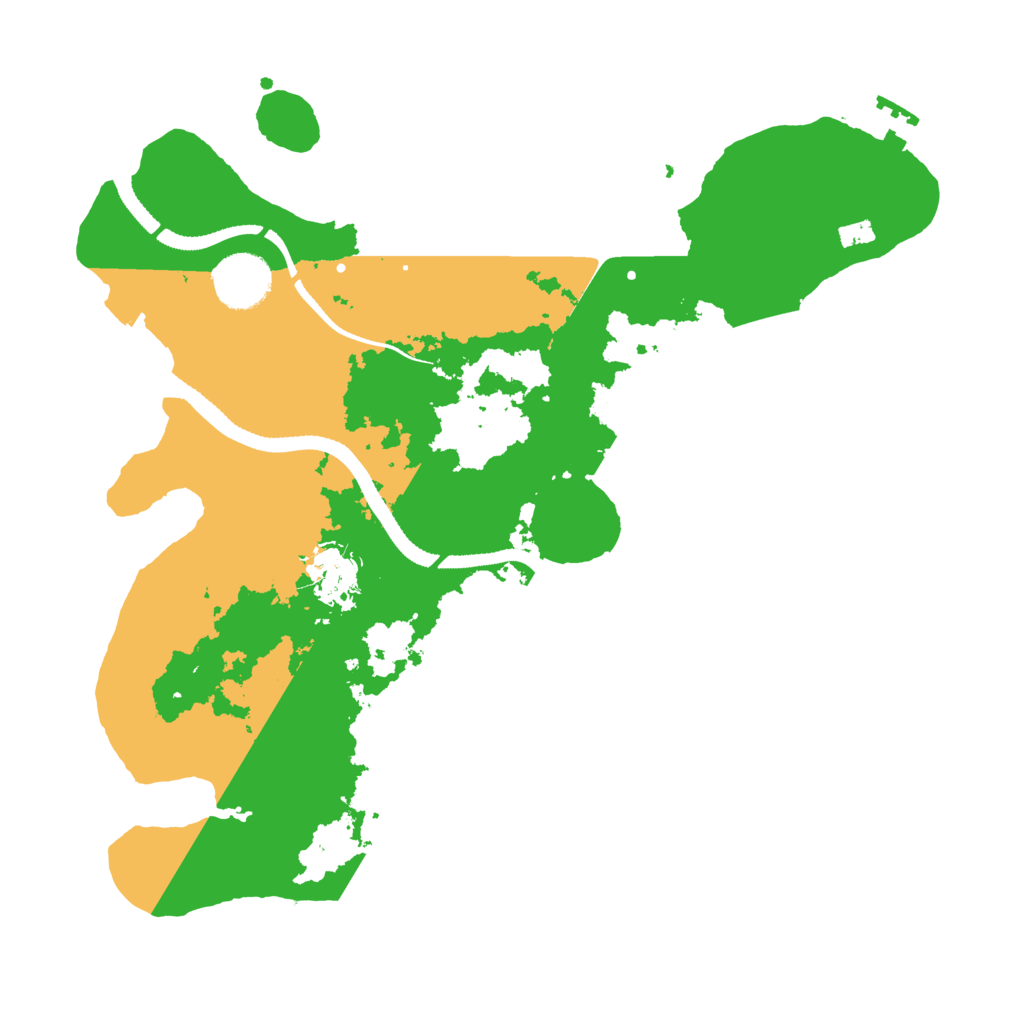 Biome Rust Map: Procedural Map, Size: 3250, Seed: 183751