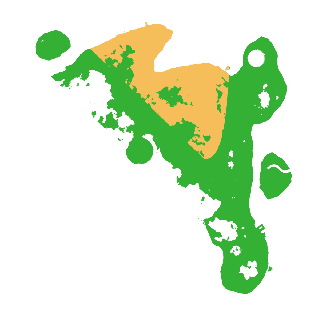 Biome Rust Map: Procedural Map, Size: 3250, Seed: 3413072