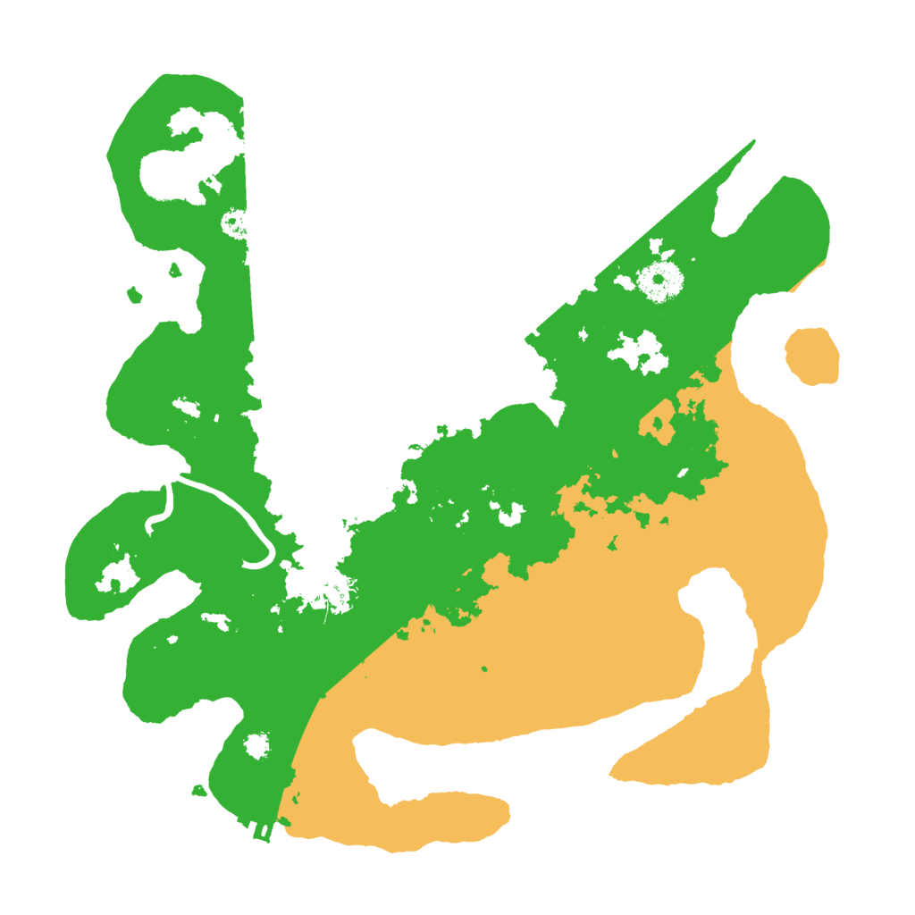 Biome Rust Map: Procedural Map, Size: 3250, Seed: 6461286