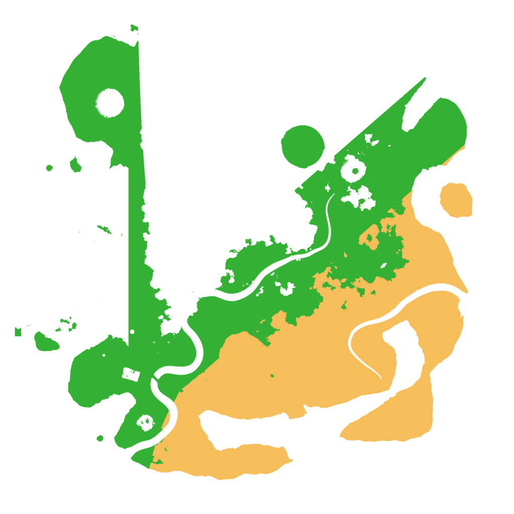 Biome Rust Map: Procedural Map, Size: 3250, Seed: 6461286