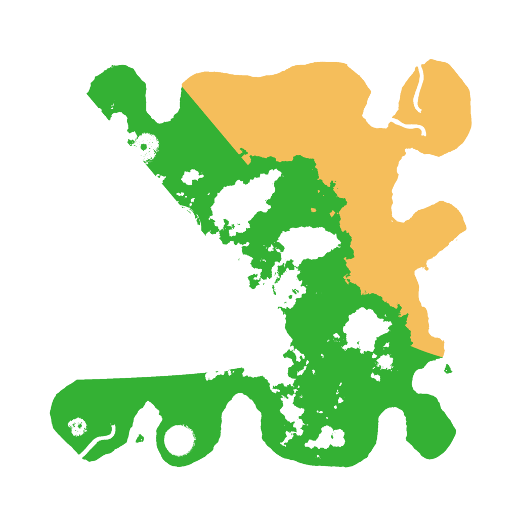 Biome Rust Map: Procedural Map, Size: 3000, Seed: 1676976552