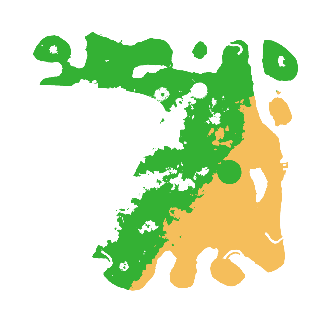 Biome Rust Map: Procedural Map, Size: 3500, Seed: 1427