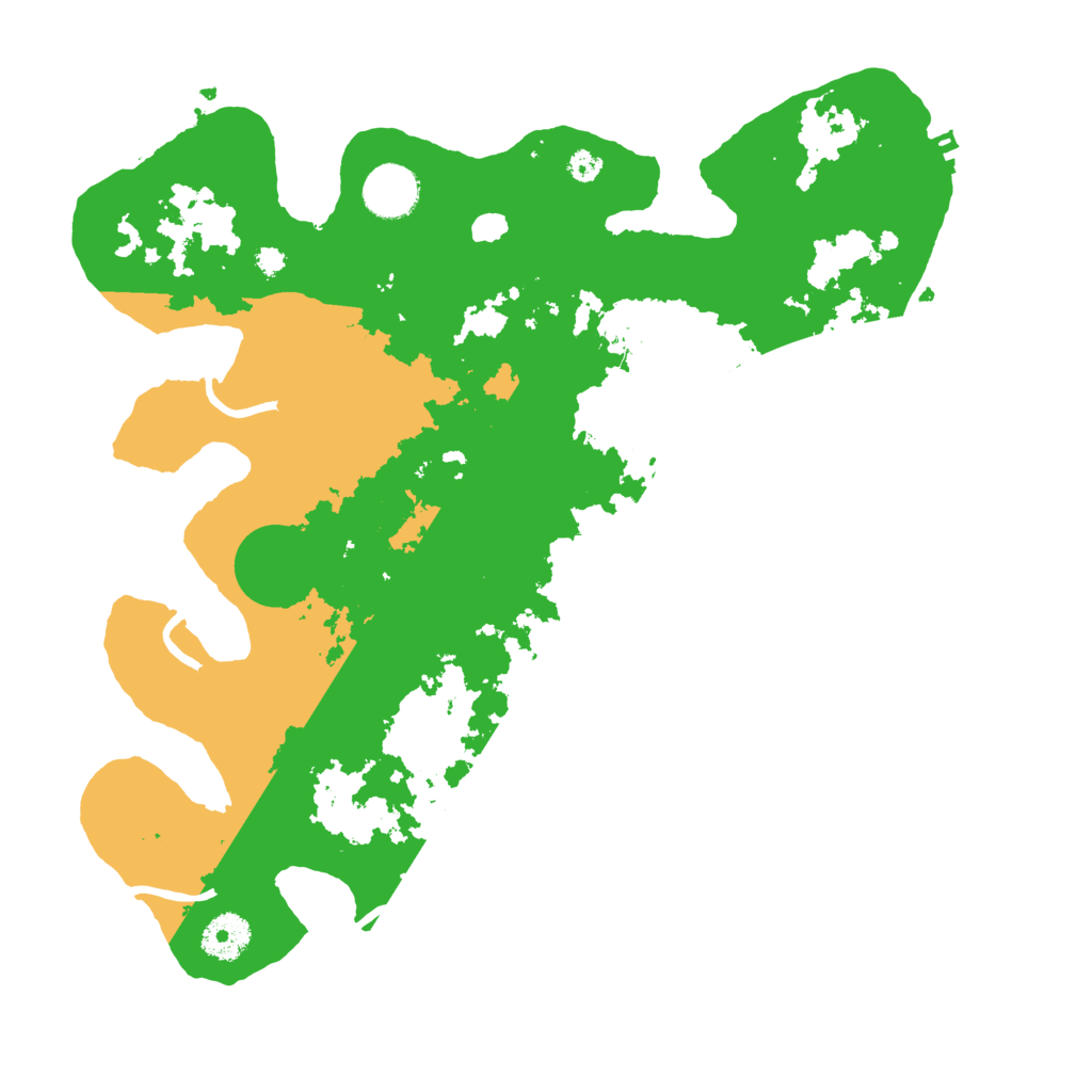 Biome Rust Map: Procedural Map, Size: 3500, Seed: 54385783