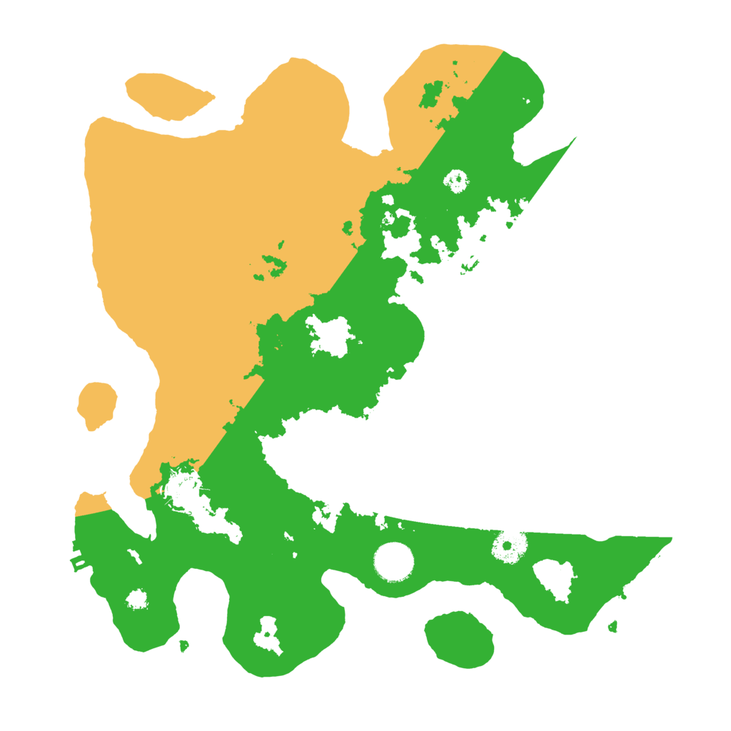 Biome Rust Map: Procedural Map, Size: 3250, Seed: 3108525