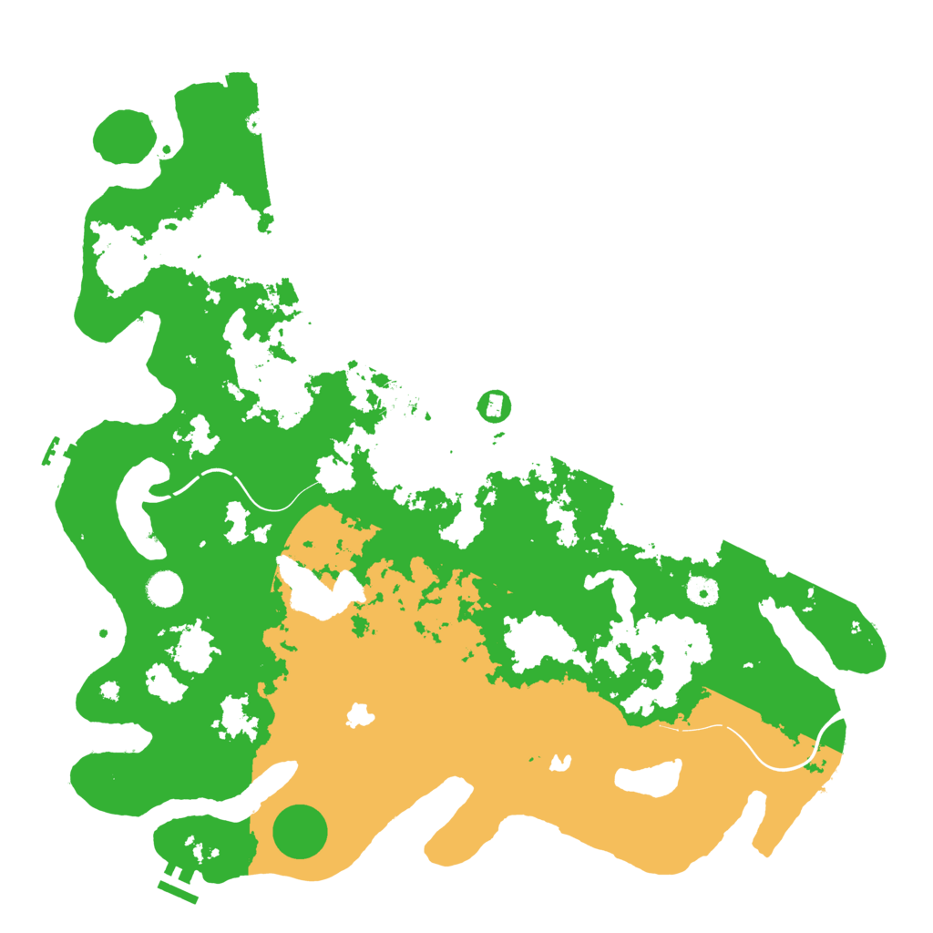 Biome Rust Map: Procedural Map, Size: 4500, Seed: 960078