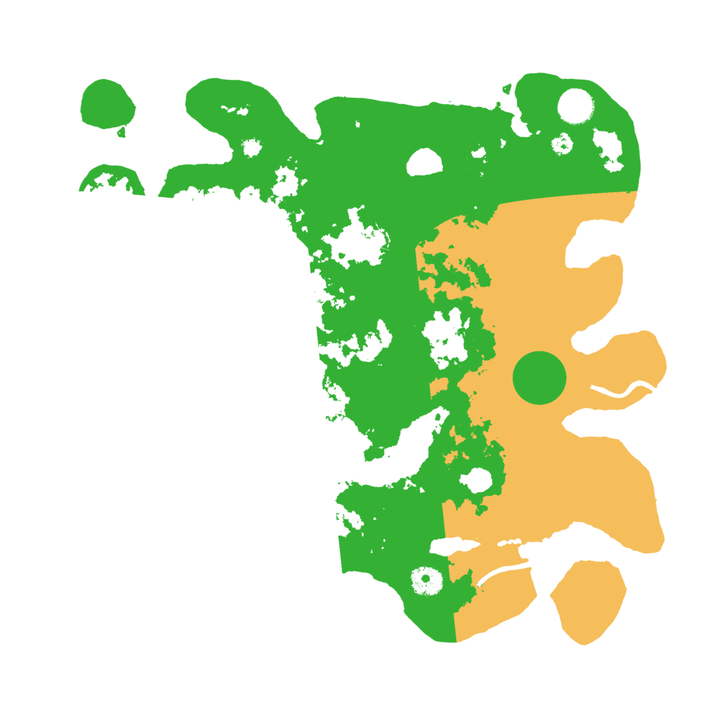 Biome Rust Map: Procedural Map, Size: 3500, Seed: 93083