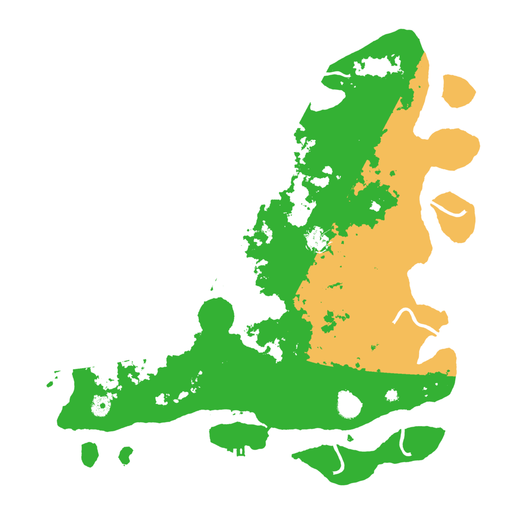 Biome Rust Map: Procedural Map, Size: 3800, Seed: 659846892