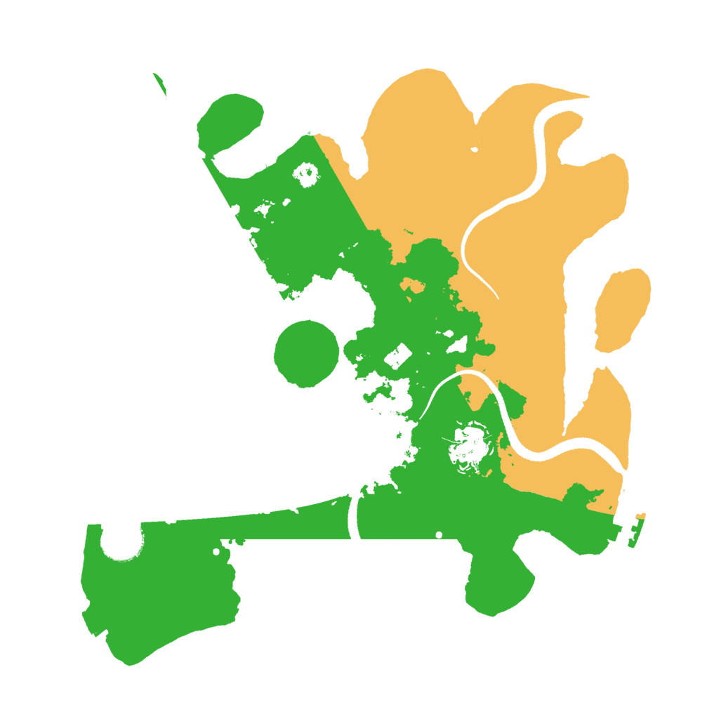Biome Rust Map: Procedural Map, Size: 3000, Seed: 833036784
