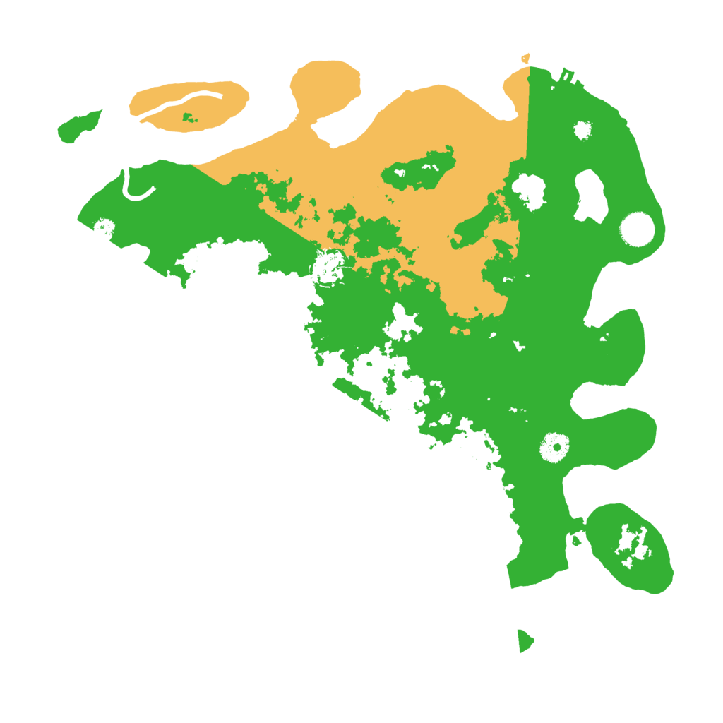 Biome Rust Map: Procedural Map, Size: 3700, Seed: 44523507