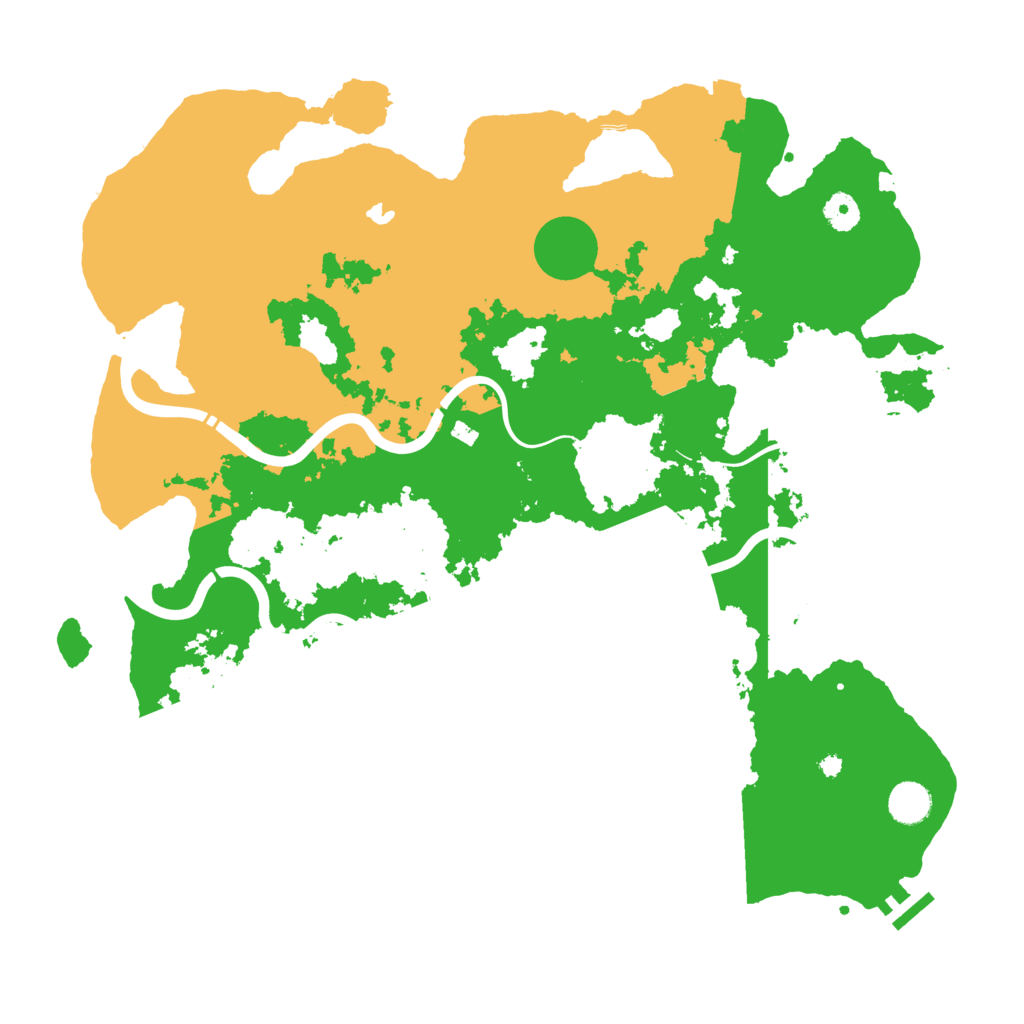 Biome Rust Map: Procedural Map, Size: 4250, Seed: 60394657