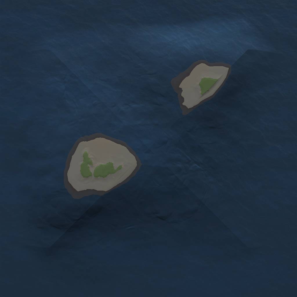 Rust Map: Barren, Size: 1000, Seed: 111, 2 Monuments