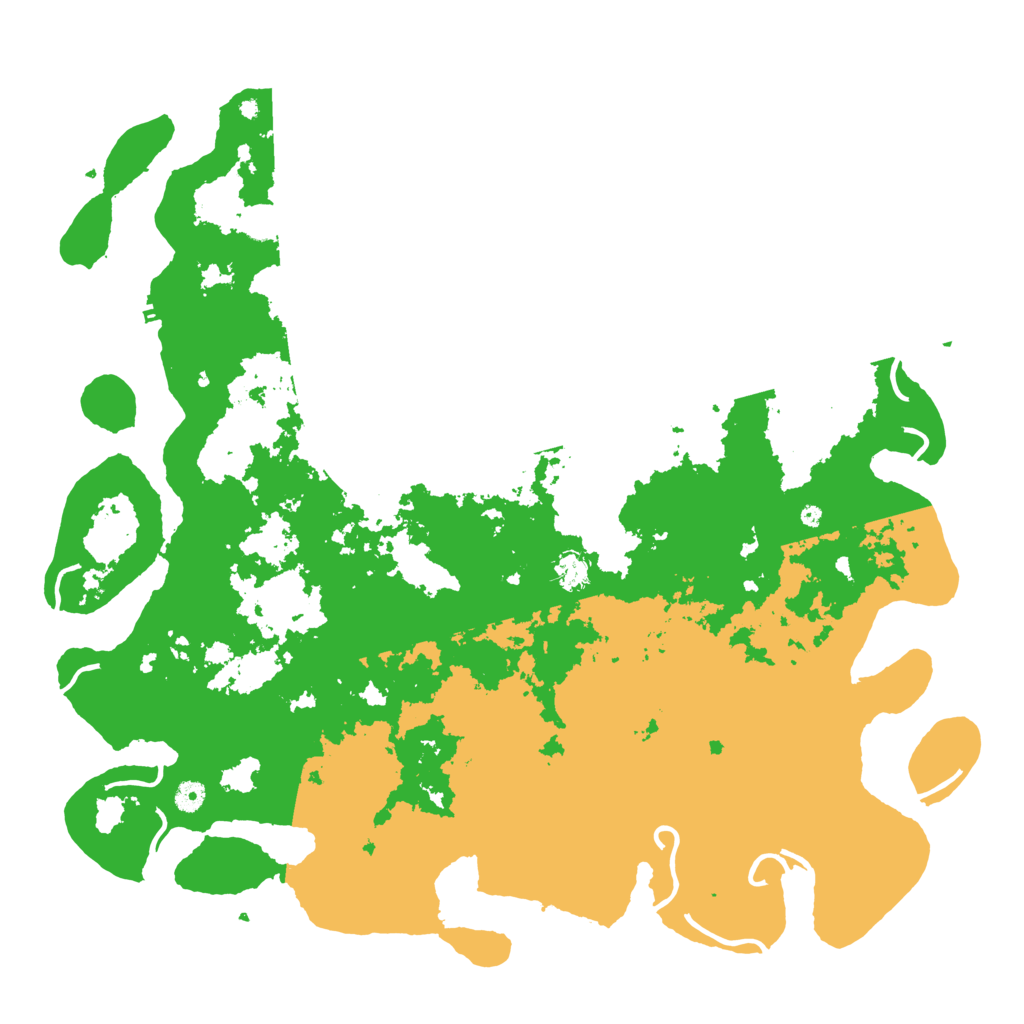 Biome Rust Map: Procedural Map, Size: 5000, Seed: 4500