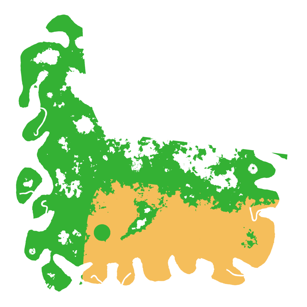 Biome Rust Map: Procedural Map, Size: 4900, Seed: 2147483645
