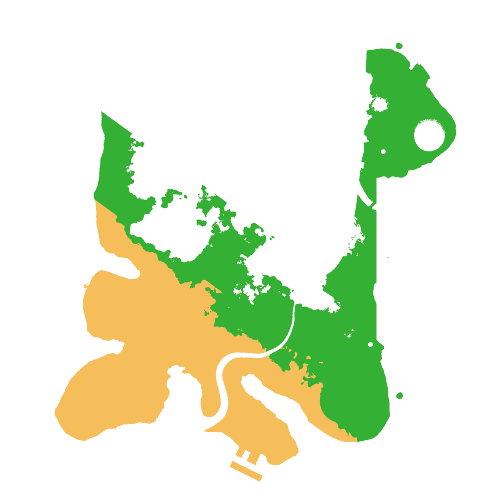 Biome Rust Map: Procedural Map, Size: 3000, Seed: 677406441
