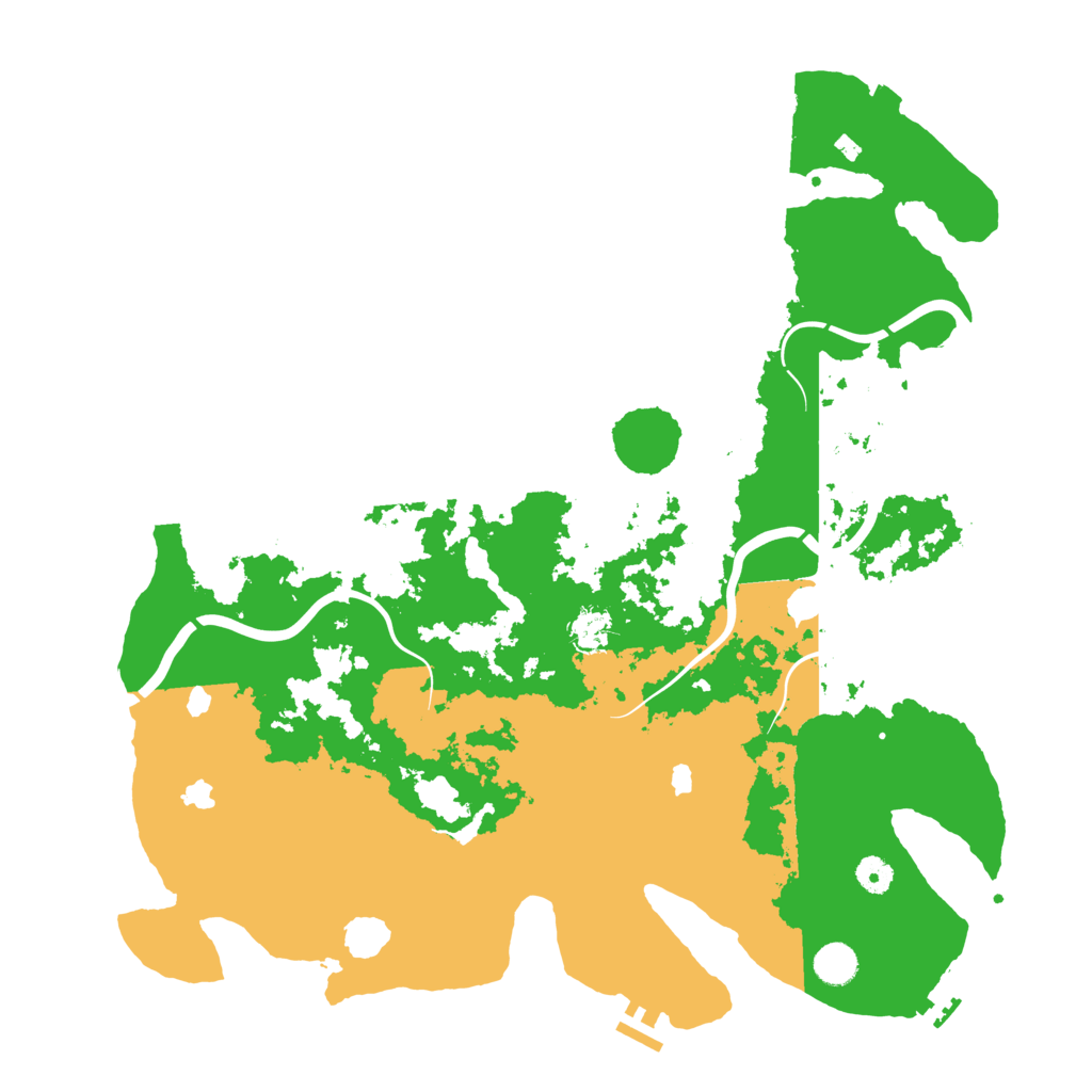 Biome Rust Map: Procedural Map, Size: 4500, Seed: 413701202