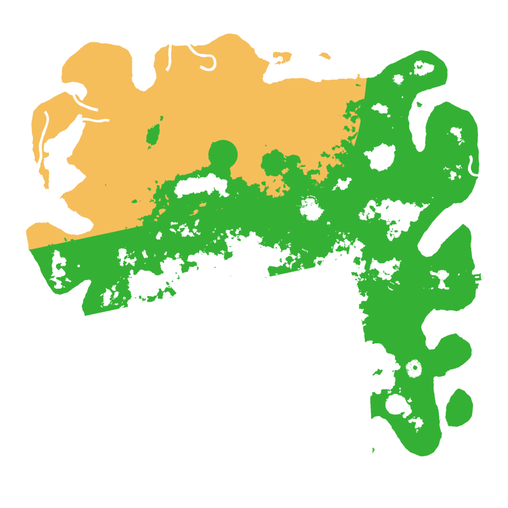 Biome Rust Map: Procedural Map, Size: 4600, Seed: 8431521