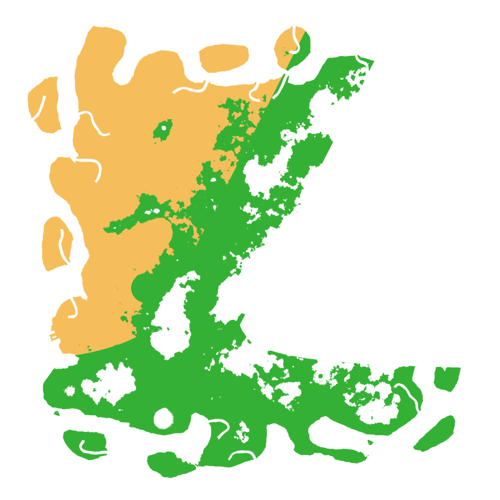 Biome Rust Map: Procedural Map, Size: 4500, Seed: 38