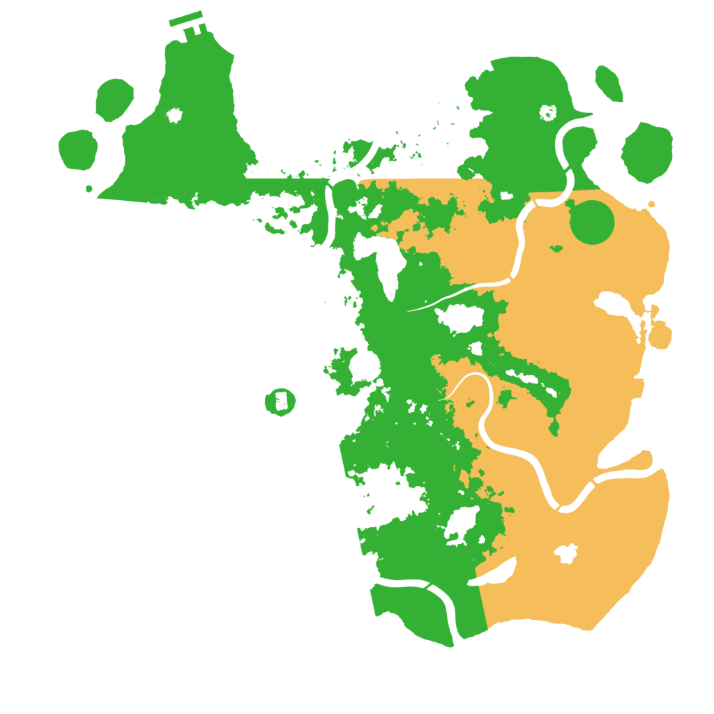 Biome Rust Map: Procedural Map, Size: 4250, Seed: 1605011