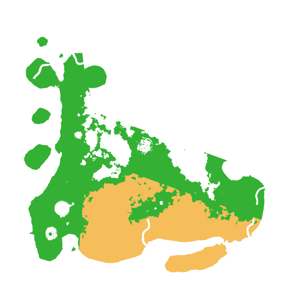 Biome Rust Map: Procedural Map, Size: 3500, Seed: 2039268389