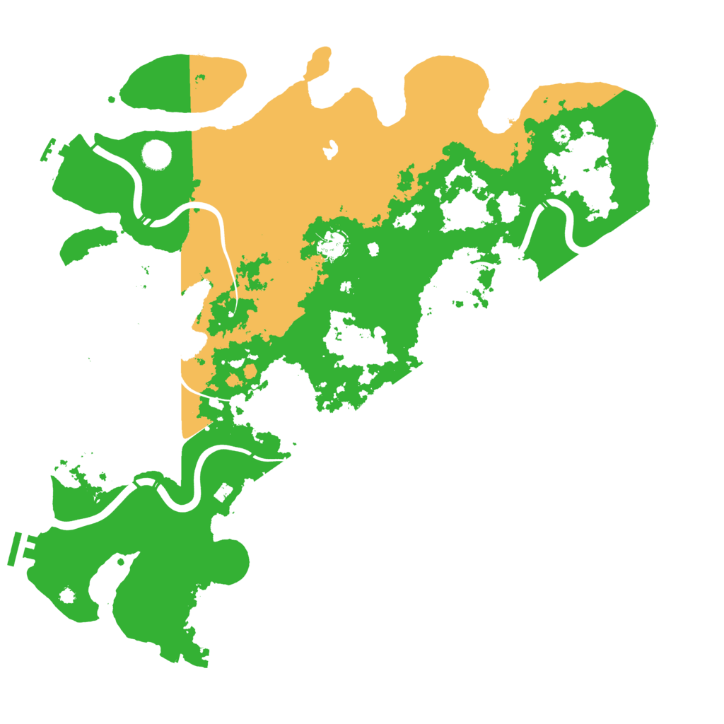 Biome Rust Map: Procedural Map, Size: 4250, Seed: 29061
