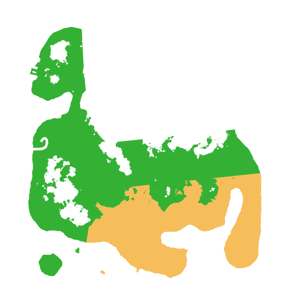 Biome Rust Map: Procedural Map, Size: 3000, Seed: 1361145161