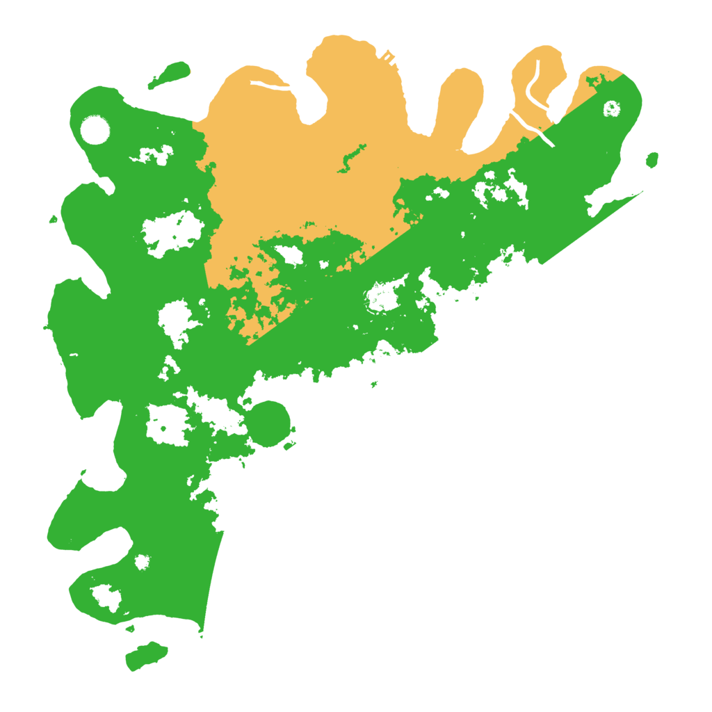 Biome Rust Map: Procedural Map, Size: 4300, Seed: 141414