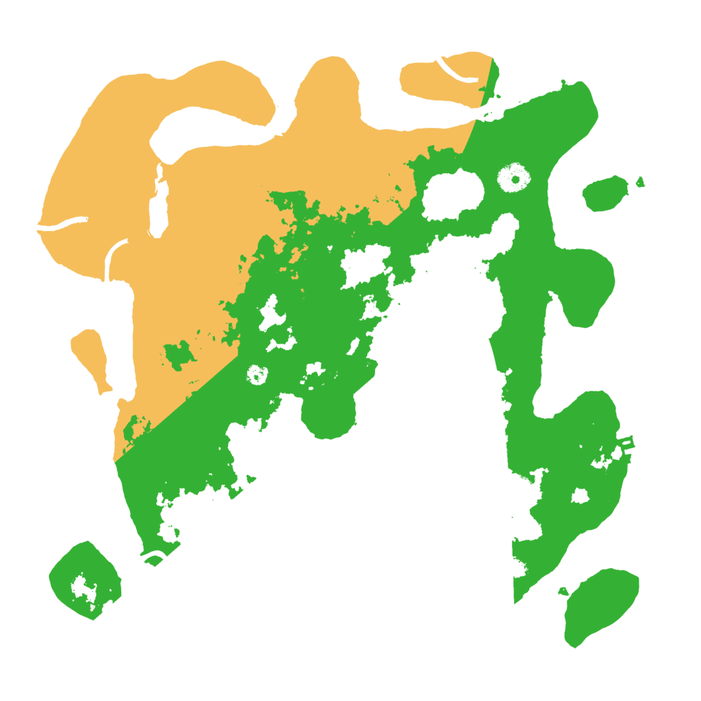 Biome Rust Map: Procedural Map, Size: 3500, Seed: 570872