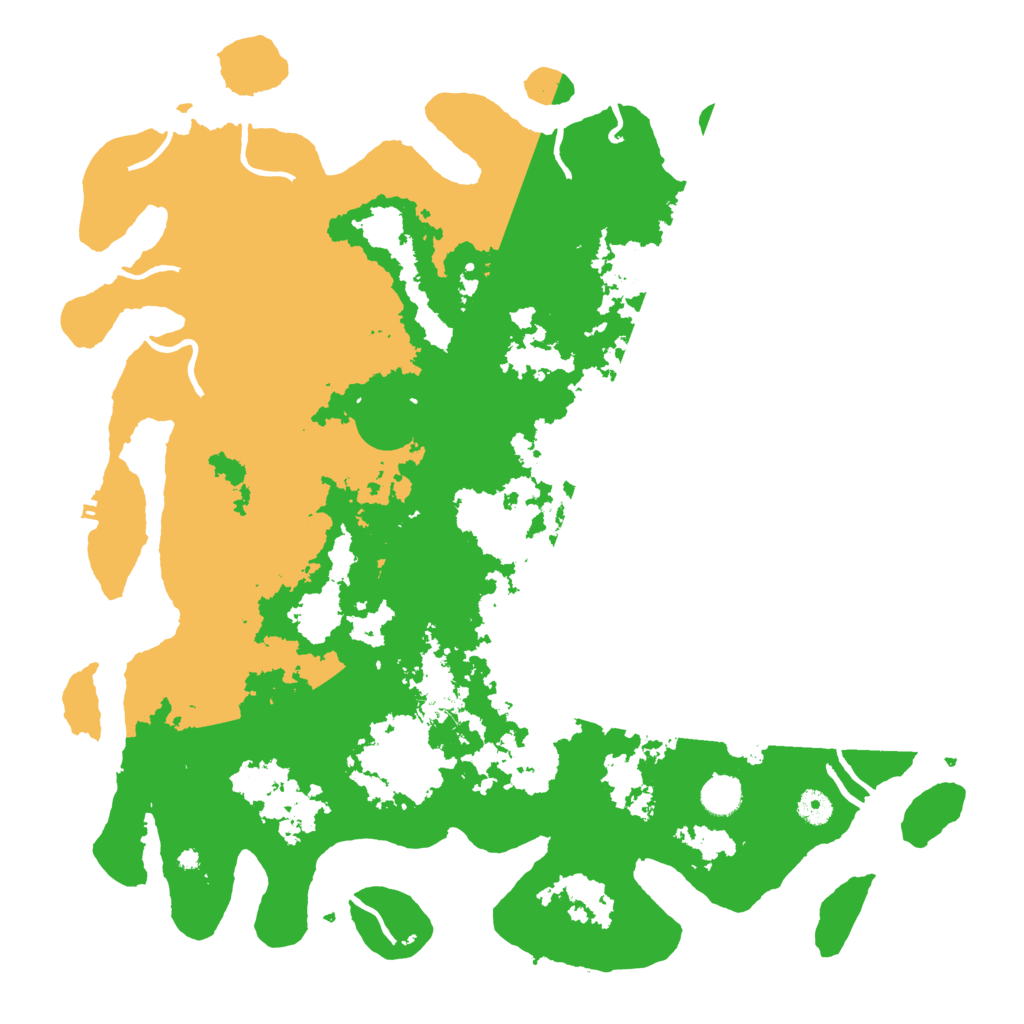 Biome Rust Map: Procedural Map, Size: 4500, Seed: 105214278