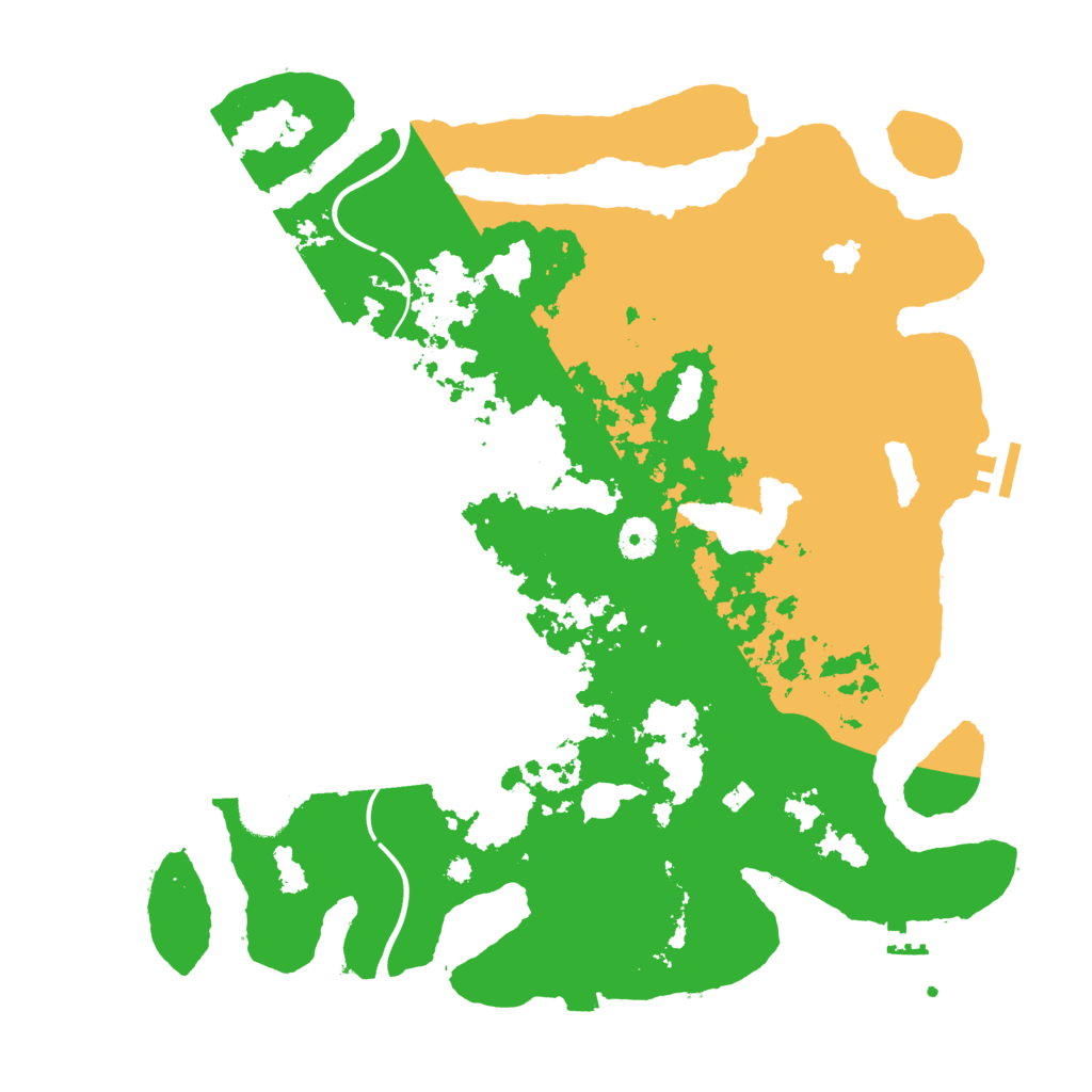 Biome Rust Map: Procedural Map, Size: 4000, Seed: 836