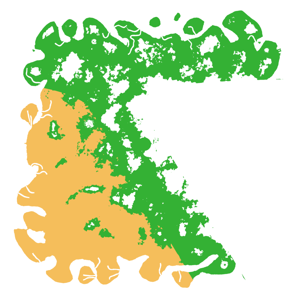 Biome Rust Map: Procedural Map, Size: 6000, Seed: 1311