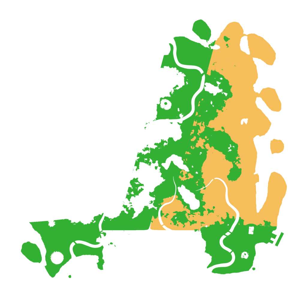 Biome Rust Map: Procedural Map, Size: 4250, Seed: 1098444053