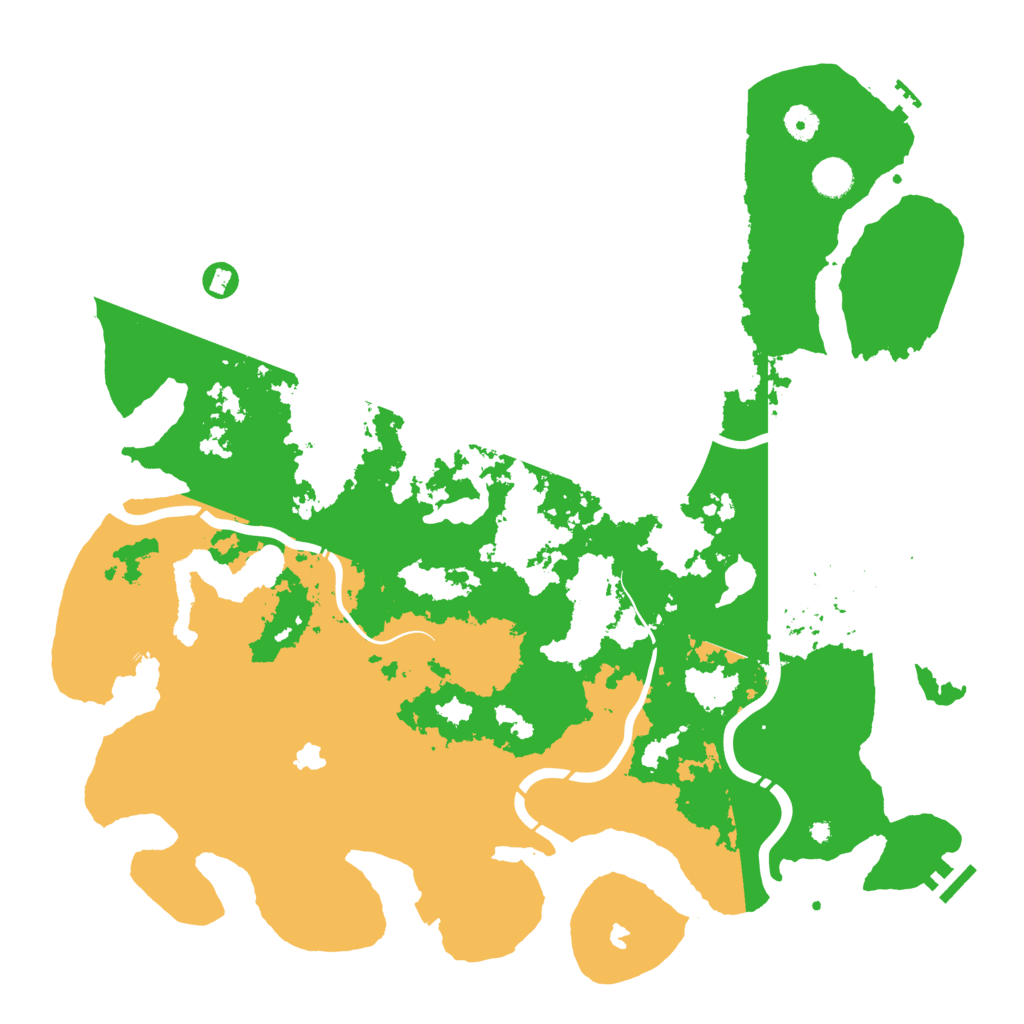 Biome Rust Map: Procedural Map, Size: 4500, Seed: 226155287